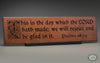 "This is the day which the LORD hath made; we will rejoice and be glad in it." - Psalms 118:24 Carved Wall Art