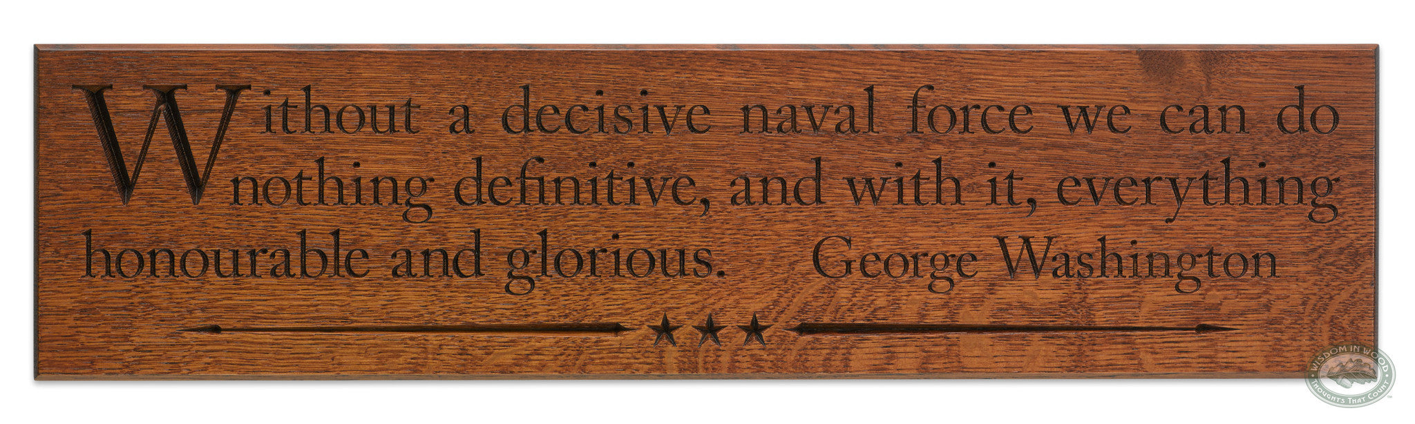 Washington - Decisive Naval Force Carving