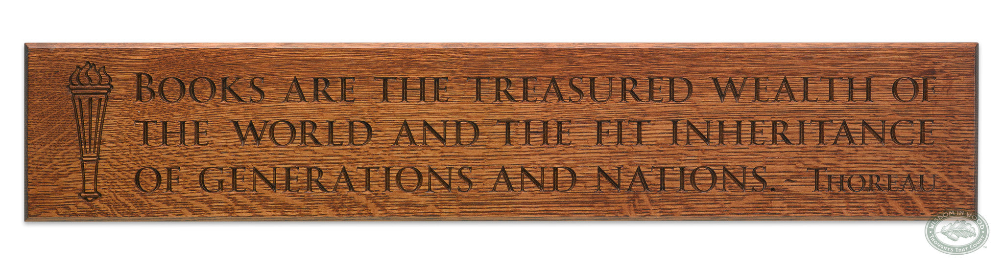 Thoreau - Books Carving