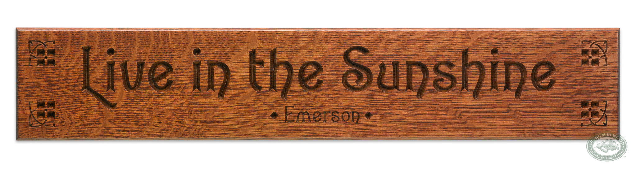 Emerson - Live in the Sunshine Carving