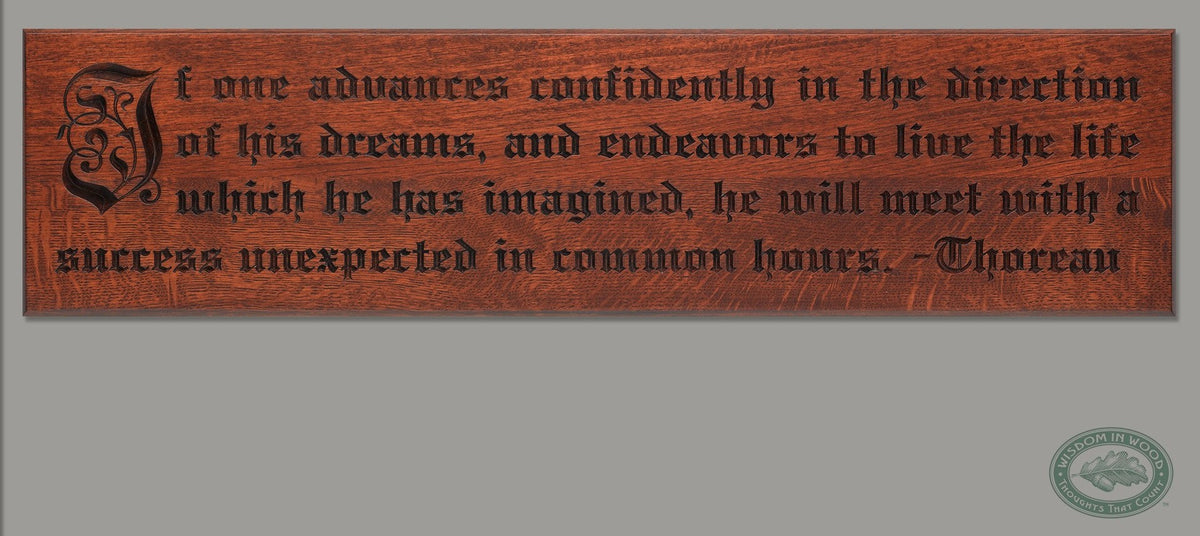 Henry David Thoreau - A Success Unexpected In Common Hours