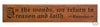 Emerson Quote: In the woods we return to reason and faith. Carved in solid white oak, our Classic Oak finish shown.